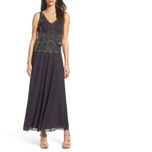 Pisarro Nights Tiered Popover Gown